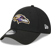 Baltimore Ravens New Era Main 39THIRTY Flex Hat Black | NFL