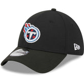 Tennessee Titans New Era Main 39THIRTY Flex Hat Black | NFL