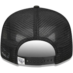Jacksonville Jaguars New Era Main Trucker 9FIFTY Snapback Hat Black | NFL