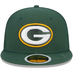 Green Bay Packers New Era Youth Main 59FIFTY Fitted Hat Green | NFL