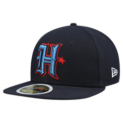 Houston Texans New Era Main 59FIFTY Fitted Hat Navy | NFL