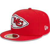 Kansas City Chiefs New Era Youth Main 59FIFTY Fitted Hat Red | NFL
