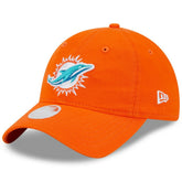 Miami Dolphins New Era Women's Main Core Classic 2.0 9TWENTY Adjustable Hat Orange | NFL