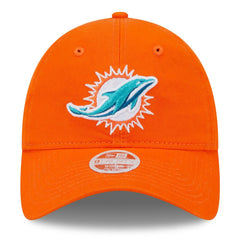 Miami Dolphins New Era Women's Main Core Classic 2.0 9TWENTY Adjustable Hat Orange | NFL