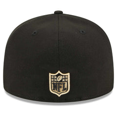 New Orleans Saints New Era Main Patch 59FIFTY Fitted Hat Black | NFL