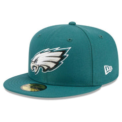 Philadelphia Eagles New Era Main Patch 59FIFTY Fitted Hat Midnight Green | NFL