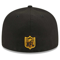 Pittsburgh Steelers New Era Main Patch 59FIFTY Fitted Hat Black | NFL