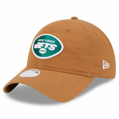 New York Jets New Era Women's Main Core Classic 2.0 9TWENTY Adjustable Hat Brown | NFL