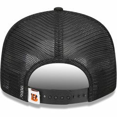 Cincinnati Bengals New Era Youth Main Trucker 9FIFTY Snapback Hat Black | NFL