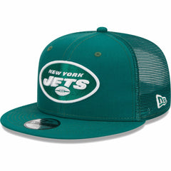 New York Jets New Era Youth Main Trucker 9FIFTY Snapback Hat Green | NFL