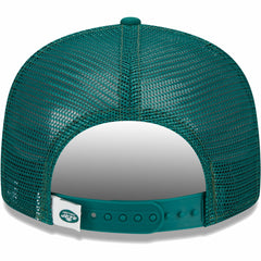 New York Jets New Era Youth Main Trucker 9FIFTY Snapback Hat Green | NFL
