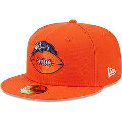 Chicago Bears New Era Throwback Main 59FIFTY Fitted Hat Orange | NFL
