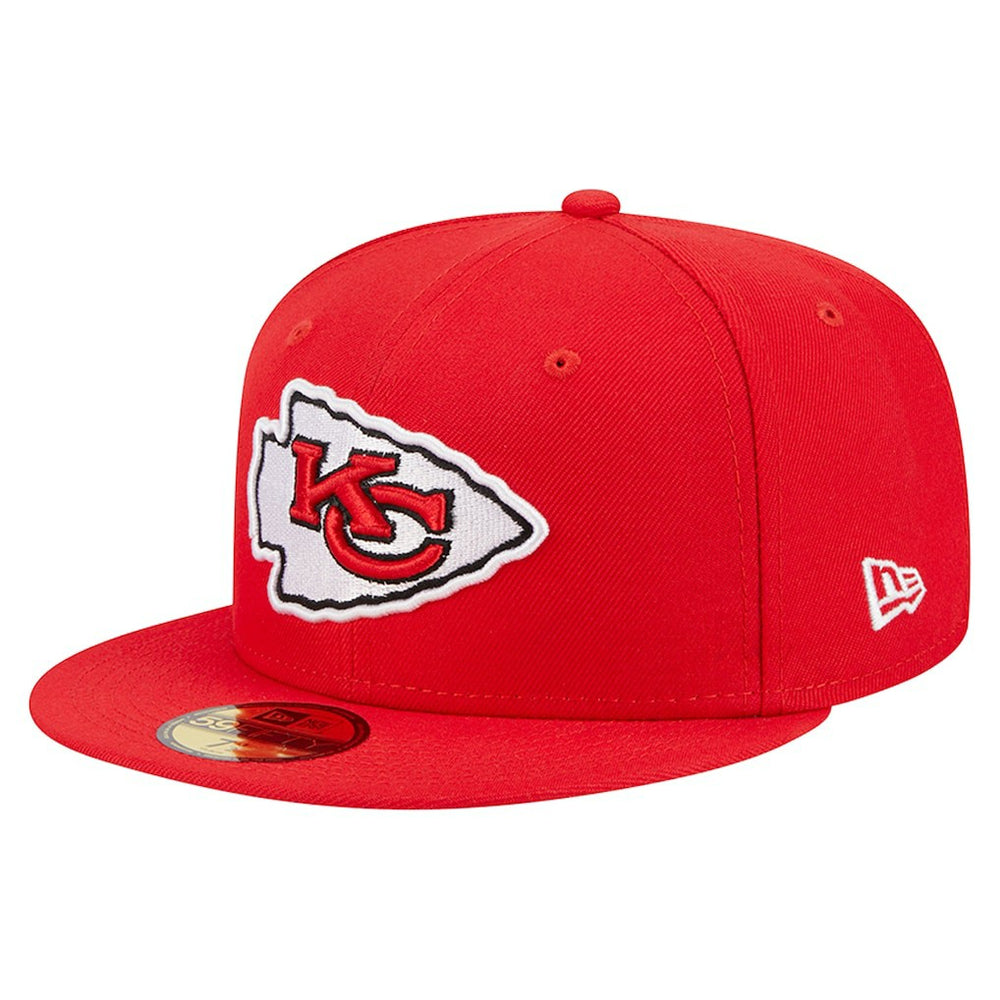Kansas City Chiefs New Era Main 59FIFTY Fitted Hat Red | NFL