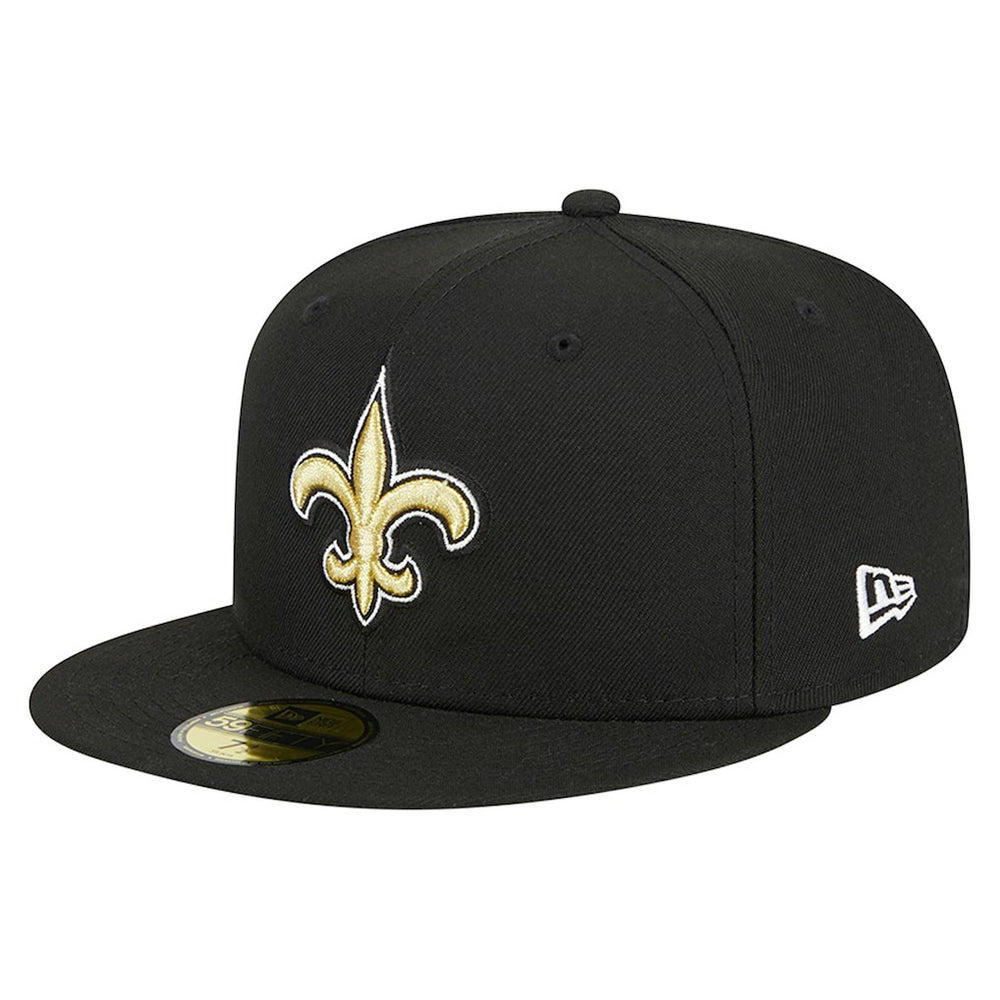 New Orleans Saints New Era Main 59FIFTY Fitted Hat Black | NFL