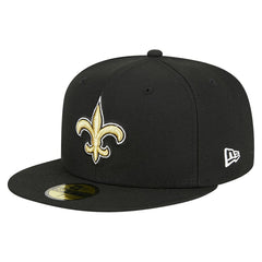 New Orleans Saints New Era Main 59FIFTY Fitted Hat Black | NFL