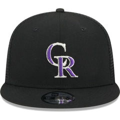 Colorado Rockies New Era Team Color Trucker 9FIFTY Snapback Hat - MLB