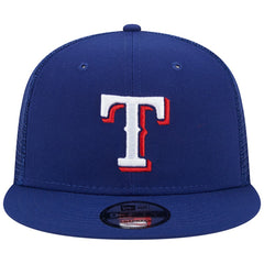 Texas Rangers New Era Team Color Trucker 9FIFTY Snapback Hat - MLB