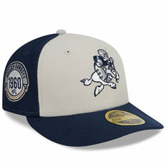 Dallas Cowboys New Era 2023 Sideline Historic Low Profile 59FIFTY Fitted Hat Cream/Navy | NFL