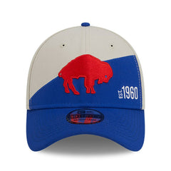 Buffalo Bills New Era 2023 Sideline Historic 39THIRTY Flex Hat Cream/Royal | NFL