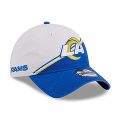 Los Angeles Rams New Era Youth 2023 Sideline 9TWENTY Adjustable Hat White/Royal | NFL