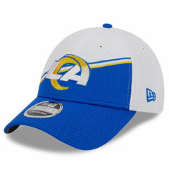 Los Angeles Rams New Era 2023 Sideline 9FORTY Adjustable Hat White/Royal | NFL