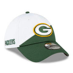 Green Bay Packers New Era 2023 Sideline 39THIRTY Flex Hat White/Green | NFL