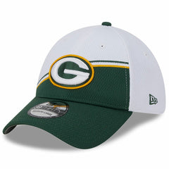 Green Bay Packers New Era 2023 Sideline 39THIRTY Flex Hat White/Green | NFL