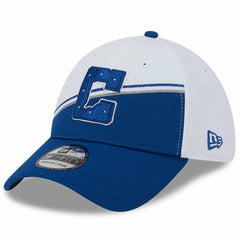 Indianapolis Colts New Era 2023 Sideline 39THIRTY Flex Hat White/Royal | NFL