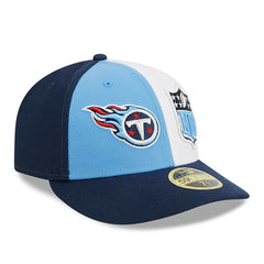 Tennessee Titans New Era 2023 Sideline Low Profile 59FIFTY Fitted Hat Light Blue/Navy | NFL