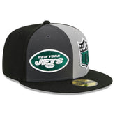 New York Jets New Era 2023 Sideline 59FIFTY Fitted Hat Gray/Black | NFL