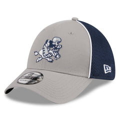 Dallas Cowboys New Era Pipe Retro Joe 39THIRTY Flex Hat Silver/Navy | NFL