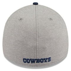 Dallas Cowboys New Era Stripe 39THIRTY Flex Hat Heather Silver | NFL