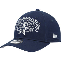 Dallas Cowboys New Era Preschool Outline 9FORTY Adjustable Hat Navy | NFL
