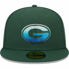 Green Bay Packers New Era Gradient 59FIFTY Fitted Hat Green | NFL