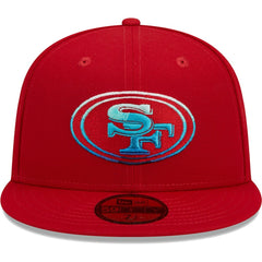 San Francisco 49ers New Era Gradient 59FIFTY Fitted Hat Scarlet | NFL