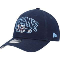 Tennessee Titans New Era Youth Outline 9FORTY Adjustable Hat Navy | NFL