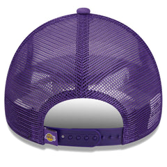 Los Angeles Lakers Lift Pass Foam Front Trucker 9FORTY Adjustable Hat White - NBA