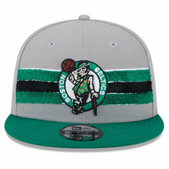 Boston Celtics Chenille Band 9FIFTY Snapback Hat Gray - NBA