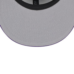 Los Angeles Lakers Chenille Band 9FIFTY Snapback Hat Gray - NBA