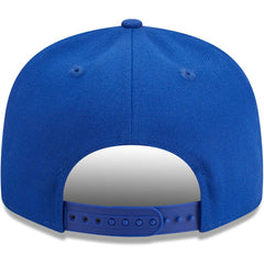 Golden State Warriors Golden Tall Text 9FIFTY Snapback Hat Royal - NBA