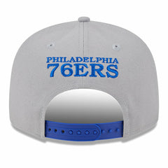 Philadelphia 76ers Chenille Band 9FIFTY Snapback Hat Gray - NBA