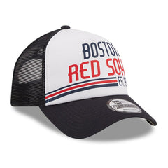 Boston Red Sox New Era Stacked A-Frame Trucker 9FORTY Adjustable Hat - MLB