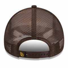 San Diego Padres New Era Stacked A-Frame Trucker 9FORTY Adjustable Hat - MLB