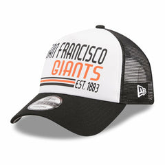 San Francisco Giants New Era Stacked A-Frame Trucker 9FORTY Adjustable Hat - MLB
