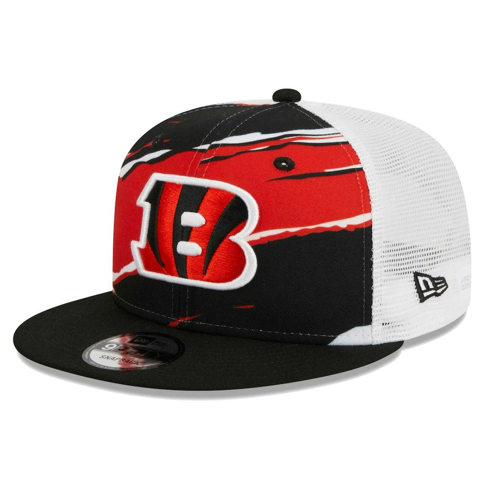 Cincinnati Bengals New Era Tear Trucker 9FIFTY Snapback Hat Black | NFL