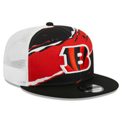 Cincinnati Bengals New Era Tear Trucker 9FIFTY Snapback Hat Black | NFL