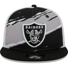 Las Vegas Raiders New Era Tear Trucker 9FIFTY Snapback Hat Black | NFL