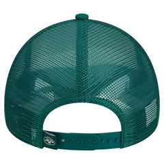 New York Jets New Era Stacked A-Frame Trucker 9FORTY Adjustable Hat White/Green | NFL