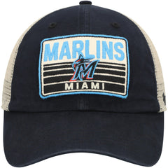 Miami Marlins '47 Four Stroke Clean Up Trucker Snapback Hat - MLB