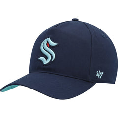 Seattle Kraken '47 Primary Hitch Snapback Hat - Deep Sea Blue - NHL